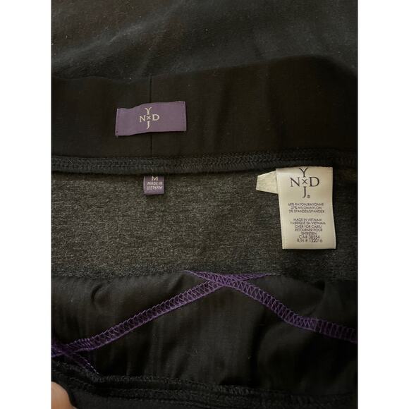 NYDJ Black and Gray Ponte Knit Pencil Skirt Size Medium - Picture 8 of 11